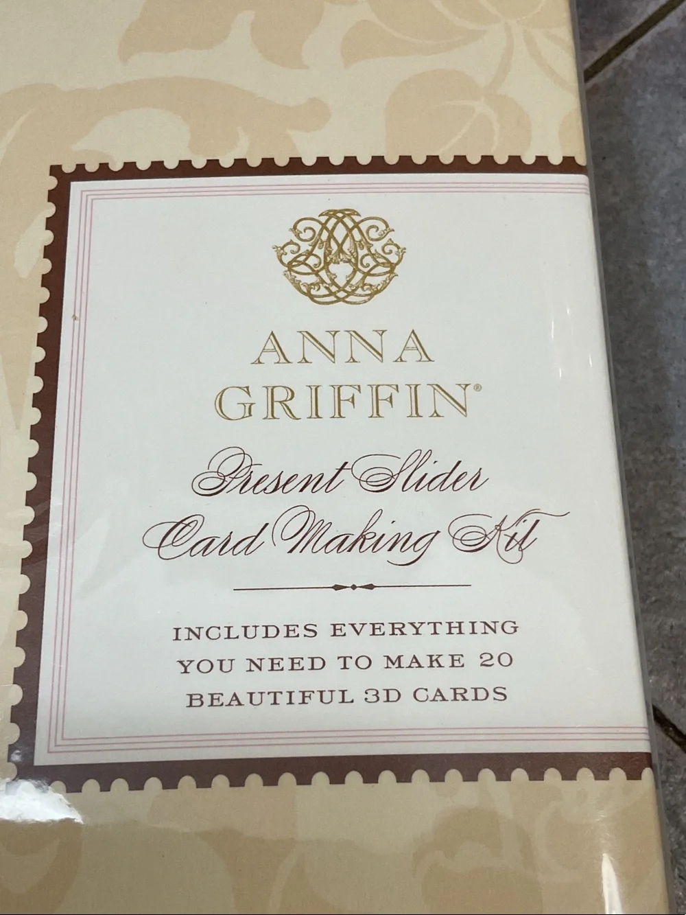 Present slider card making kit by Anna Griffin